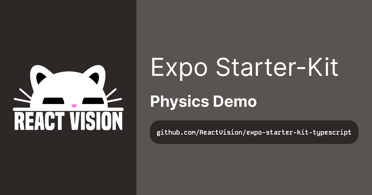 ViroReact and Expo Starter-Kit Physics Update