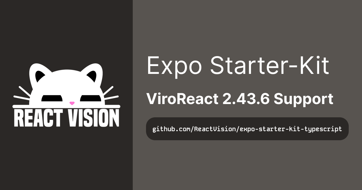 ViroReact and Expo Starter-Kit Update